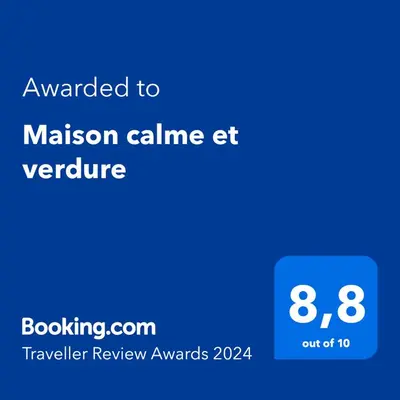 a screenshot of a cell phone with the immigration clearance text at Maison calme et verdure in Saint-Cannat