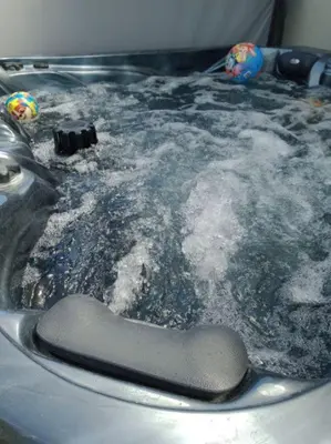 a sink covered in ice and snow on top of it at VILLA NOUNOU in Le Thor