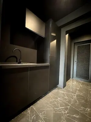 a kitchen with a sink and a window at BDSM TanTra Love Room & SPA in Miramas