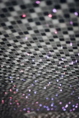 a close up of a black and white pattern at La Remise en Forme in Entraigues-sur-la-Sorgue