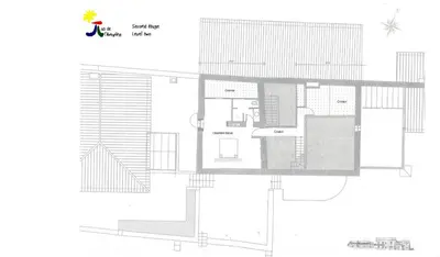 a floor plan of a house at Mas de L'Amarine in Saint-Rémy-de-Provence