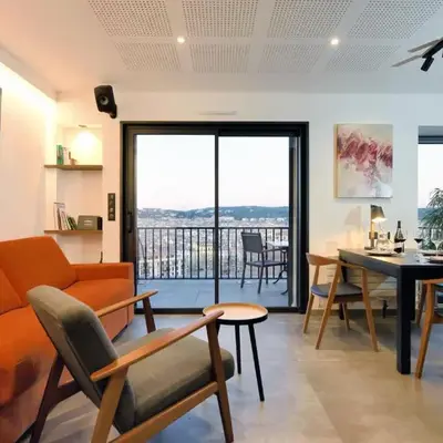 Aix Rooftop Appartement T2 Luxe 5 étoiles - hypercentre Rotonde - Terrasse - Vue - Parking