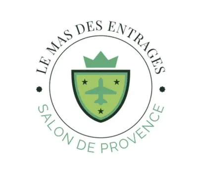 a shield with the words the hamilton desenfants emergency ambulance logo at Cabane la Clef des Champs au Mas des Entrages in Salon-de-Provence