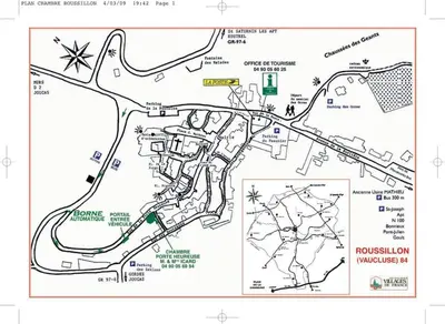 a map of the approximate location of rosedown battlefield at Gîte Le Val des Fées classés deux étoiles in Roussillon