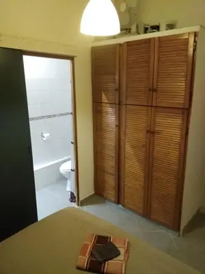 a bathroom with a shower and a toilet and a sink at Appartement 2 pieces centre ville in Salon-de-Provence