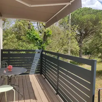 Studio dans la forêt provençale