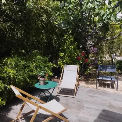 Studio Terrasse Privée Jardin Air conditionné