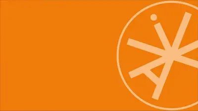 an orange background with ax symbol on it at Hôtel des ARTS Aix in Aix-en-Provence