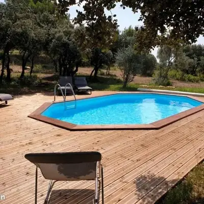 Appartement dans mas avec piscine privée sans vis a vis