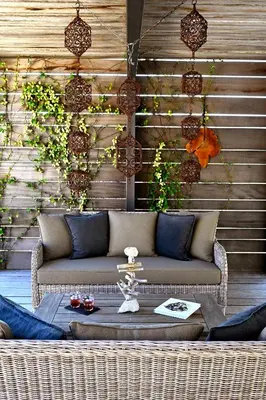 a living room with a couch and a table at La Suite Gordes in Gordes