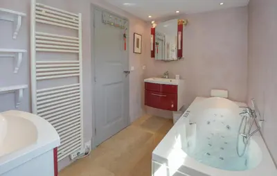 a bathroom with a tub and a sink at Stunning Home In Noves With Wifi in Noves