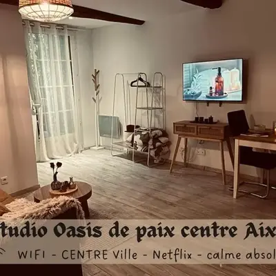 Studio Oasis de paix centre Aix en Provence