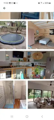 a collage of four pictures of a house at villa spacieuse piscine jacuzzi 8 chambres 16 couchages in Saint-Chamas