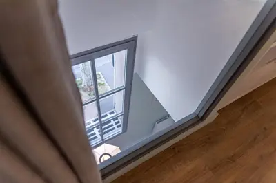 a view of a window in a room at T4 d'exception à Aix in Aix-en-Provence