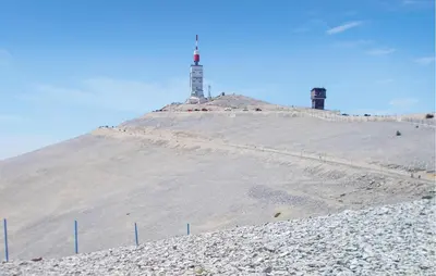 a hill with a lighthouse on top of it at Awesome Home In Goult With Wifi in Goult