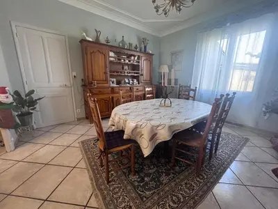 a dining room with a table and some chairs at Mas augustin in Saint-Rémy-de-Provence