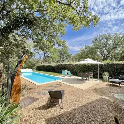 Villa climatisée avec piscine