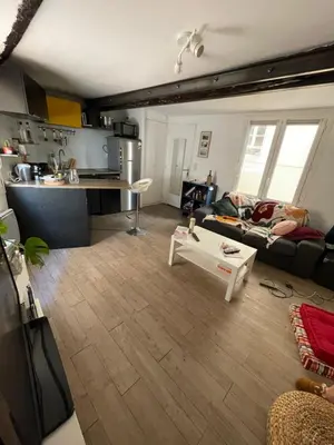 a living room with a couch and a table at inactive in Aix-en-Provence