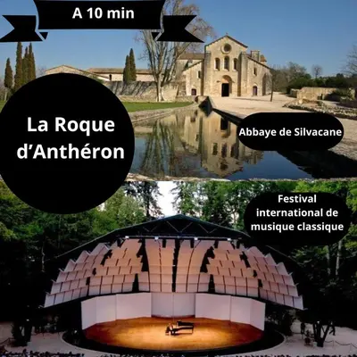 a min tour of a mill of an amphitheater at Domaine de Pont royal in Mallemort