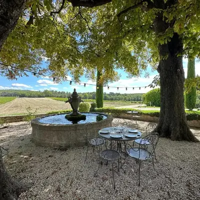 Maison des Fontaines - Terrasse & vue sur vignoble