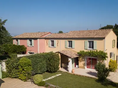 an image of a house with a yard at Holiday Home Die Gîtes de Bel-Air im Luberon in der Provence by Interhome in Les Taillades