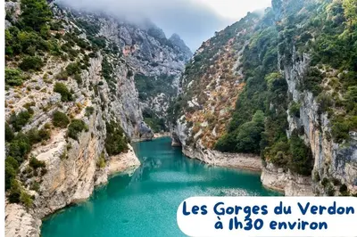 a view of a river in a canyon at Maison cosy avec parking privé proche centre Aix en Provence in Aix-en-Provence