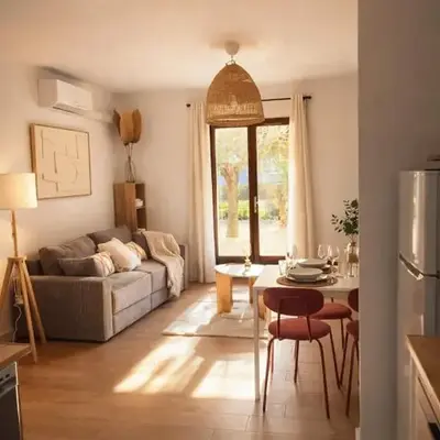 Appartement 4 personnes 5 minutes a pieds du centre ville parking gratuit jardin 85m2