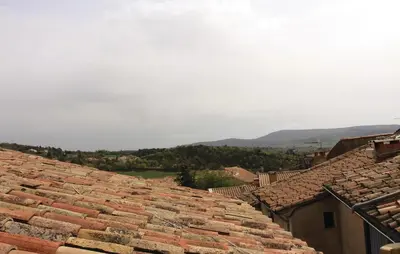 a view of the roofs of a village at Stunning Home In Reillanne With Wifi in Reillanne