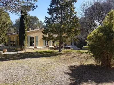 a house with trees in front of it at Détente champêtre in Lambesc