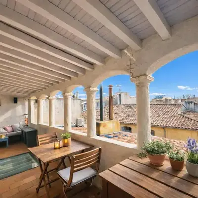 Toits Vieil Aix - Appartement de charme avec terrasse d'exception centre ville historique proche Cardeurs Et Mairie