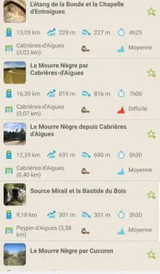 a screenshot of a cell phone screen showing the number of reptiles at Chambre d'hôte Geiko in Cabrières-dʼAigues