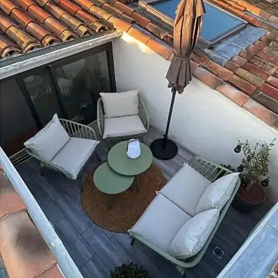 DUPLEX MIRABEAU - Roof terrace with panoramic view