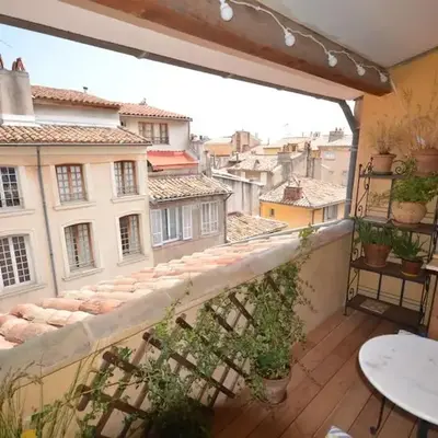 LE DIX Duplex historical center balcony with view and air conditioning