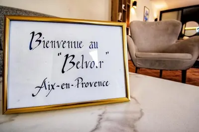 a sign that saysineine an believer aint an envelope at Appart13 piscine chauffée de luxe Belvoir13 à 10 min d Aix in Aix-en-Provence