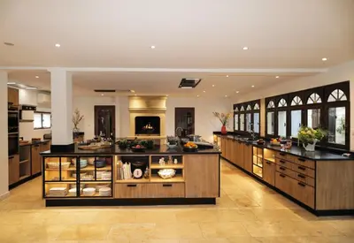 a large kitchen with a large center island at L'Insoupçonnée Saint Rémy de Provence by A Pinch Of Soul in Noves