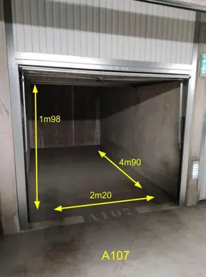 a garage door with the number of doors on it at Le Fonction, meublé 4 étoiles, avec parking boxé in Aix-en-Provence