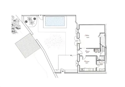a floor plan of a house at LES ROCHES in Apt