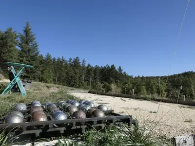 a bunch ofysicalysicalysicalysicalysicalysicalysicalysicalysicalysicalysicalysical balls at La Grisonne - Gîte Nordine in Revest-du-Bion