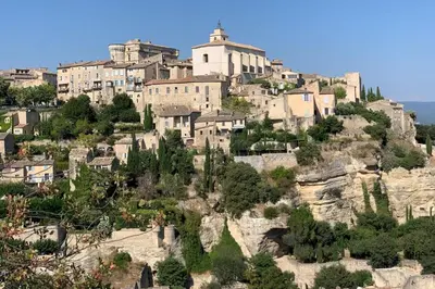 a village on top of a mountain at 
