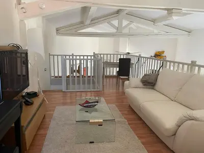 a living room with a couch and a coffee table at La Cath - Villa avec piscine - Gordes in Gordes
